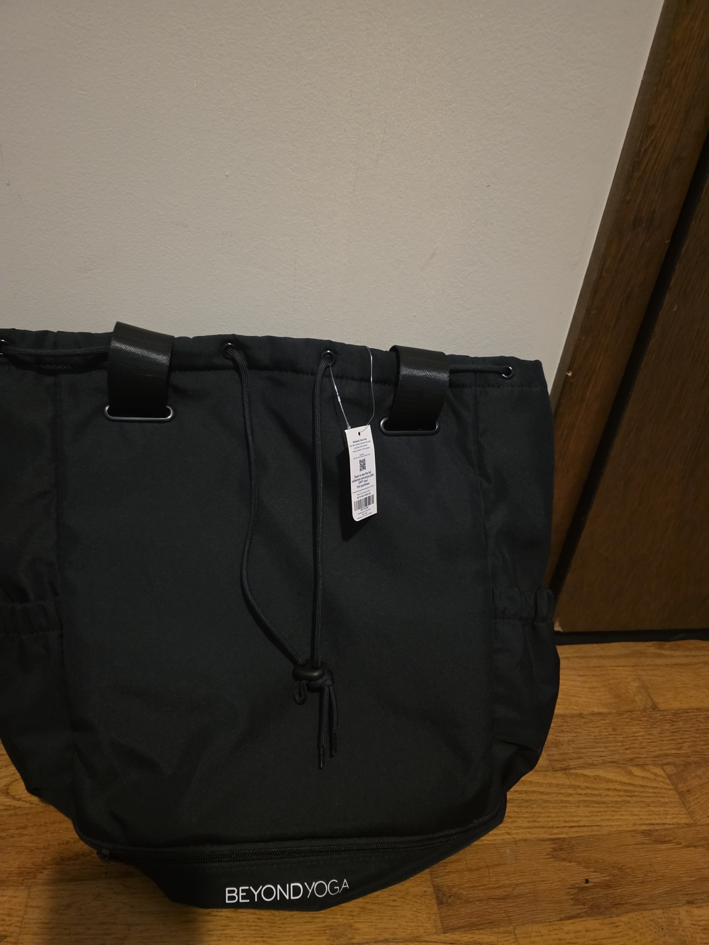 Beyond Yoga Black Convertible Duffel Tote